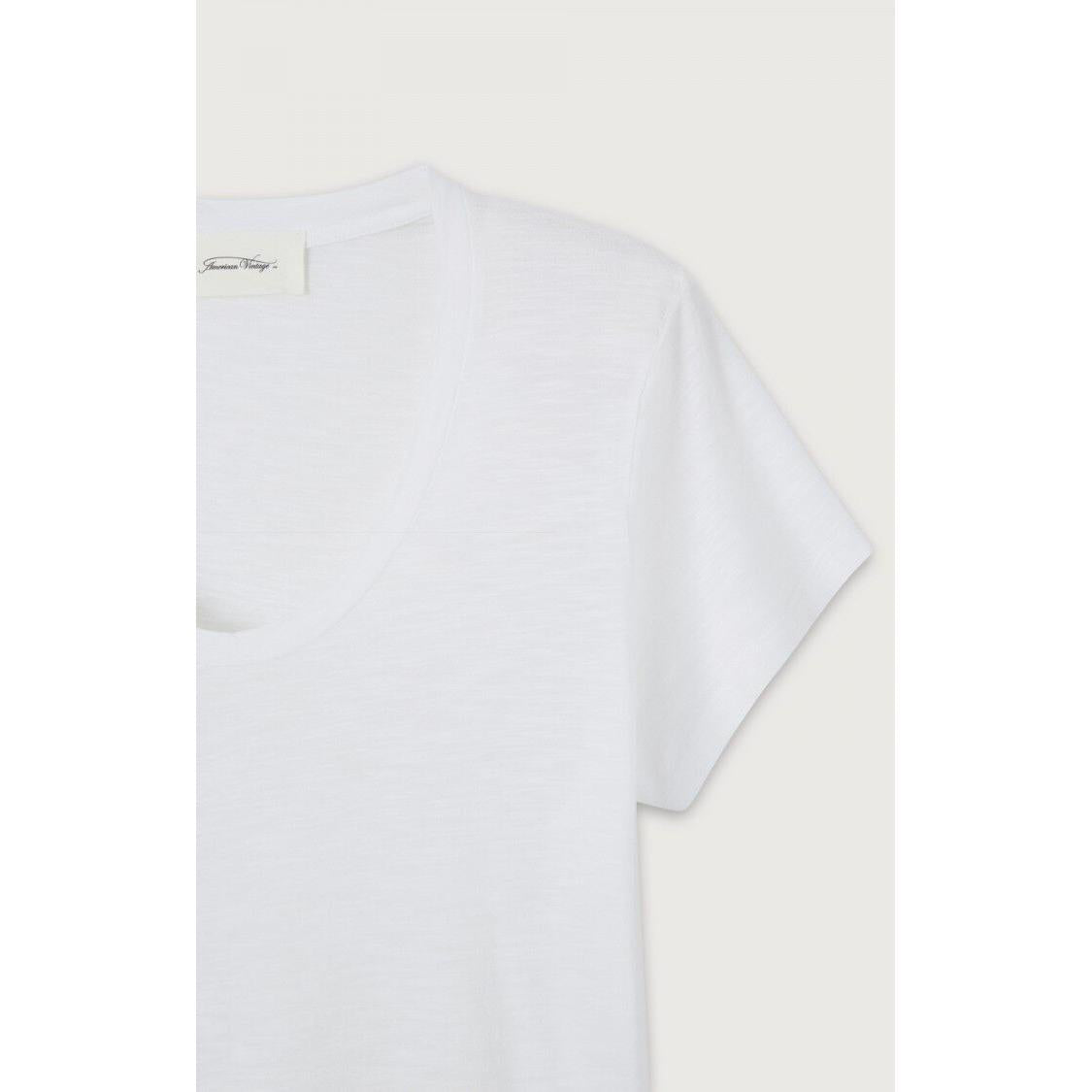 American Vintage Jac 48 S/S Tee - White  American Vintage Pisces Boutique
