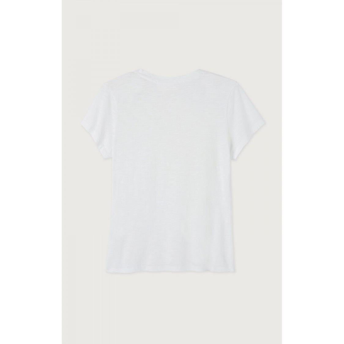 American Vintage Jac 48 S/S Tee - White  American Vintage Pisces Boutique
