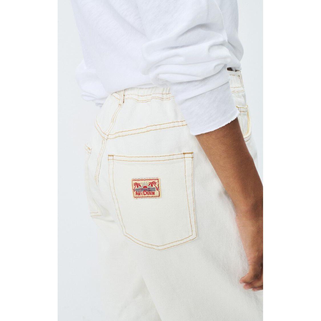 American Vintage JOZ09A Shorts - Off White  American Vintage Pisces Boutique