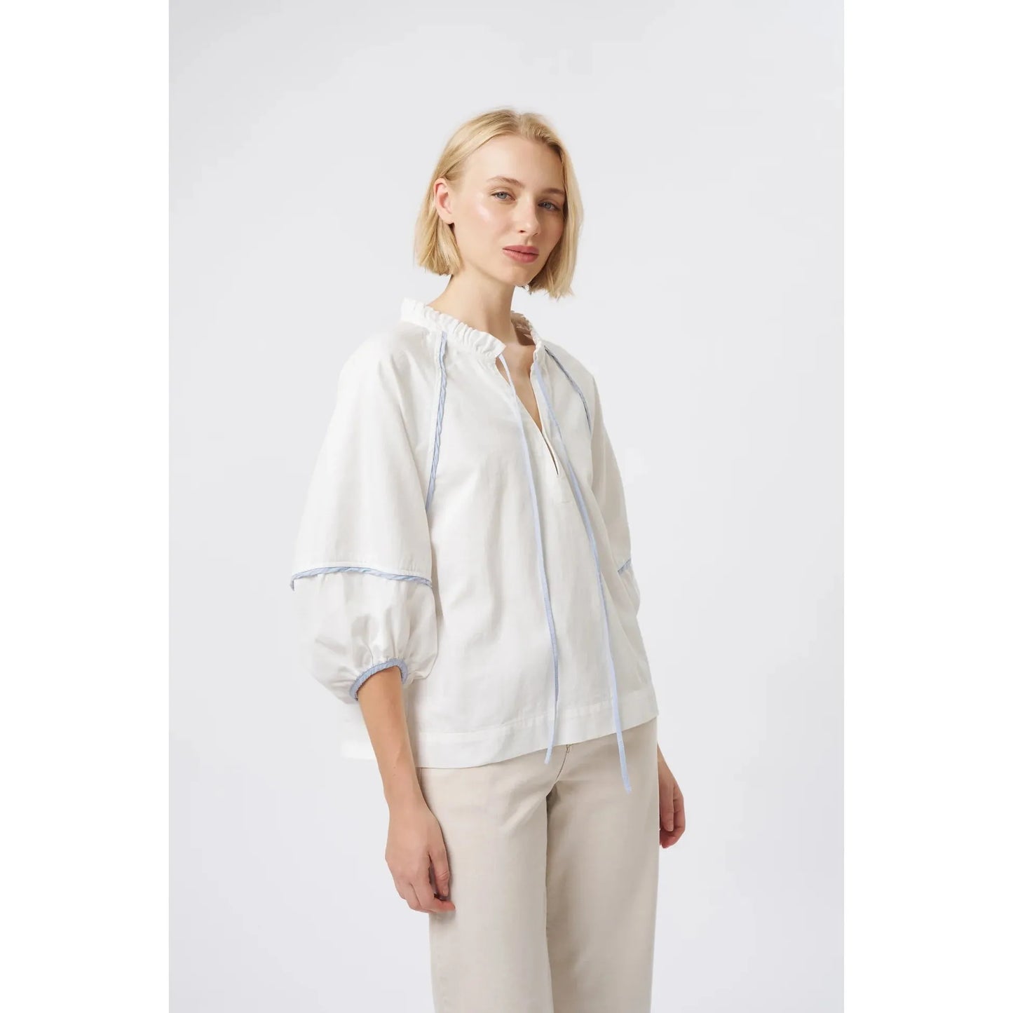 Kireina Joanne Shirt - White  Kireina Pisces Boutique