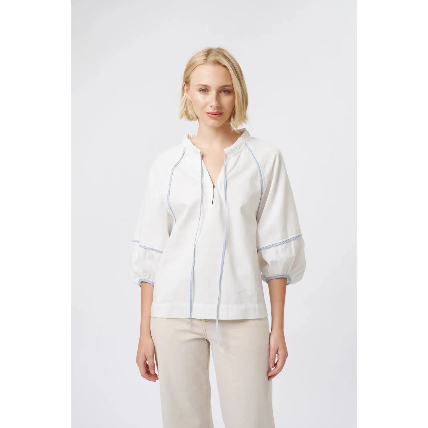 Kireina Joanne Shirt - White  Kireina Pisces Boutique