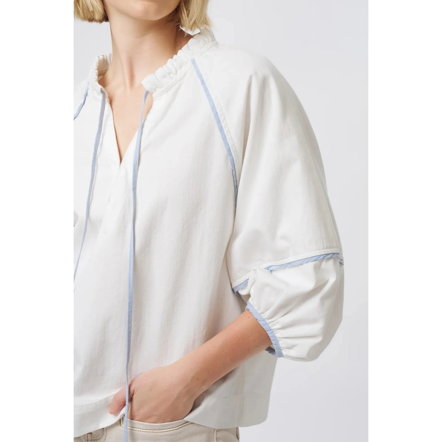 Kireina Joanne Shirt - White  Kireina Pisces Boutique