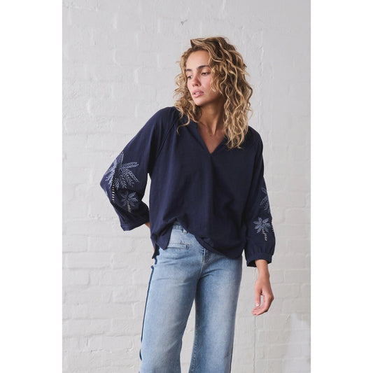 Kireina Kimberley Top - Navy