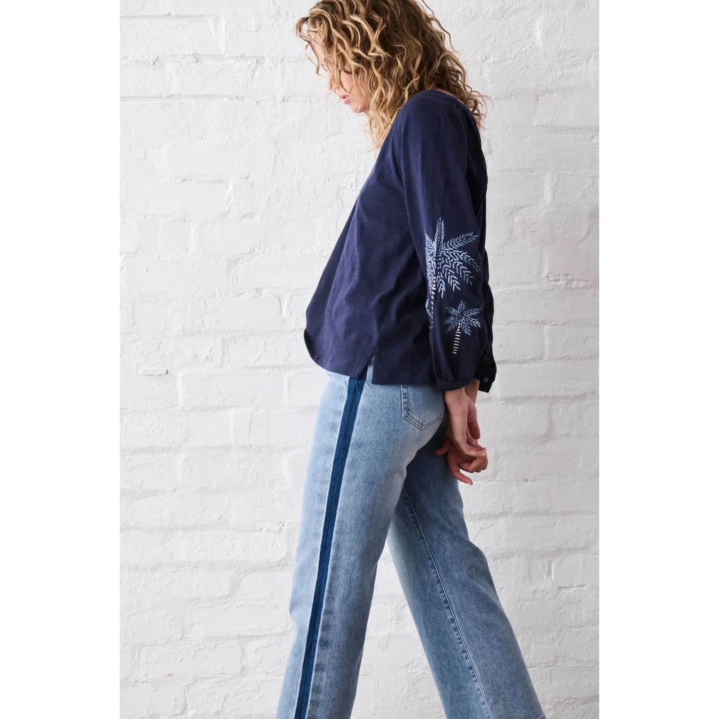 Kireina Kimberley Top - Navy