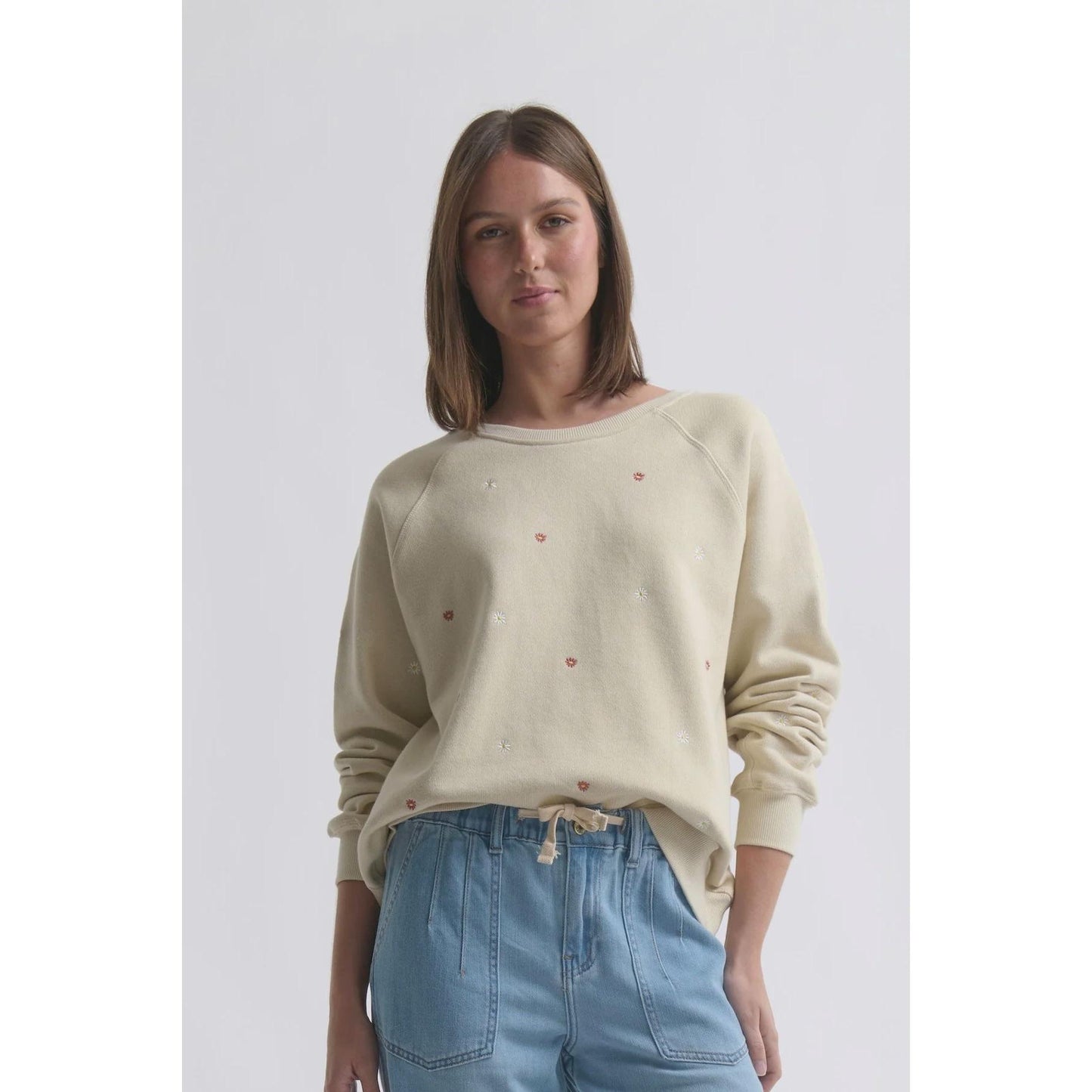 Kireina Patti Sweatshirt - Daisy Vanilla  Kireina Pisces Boutique
