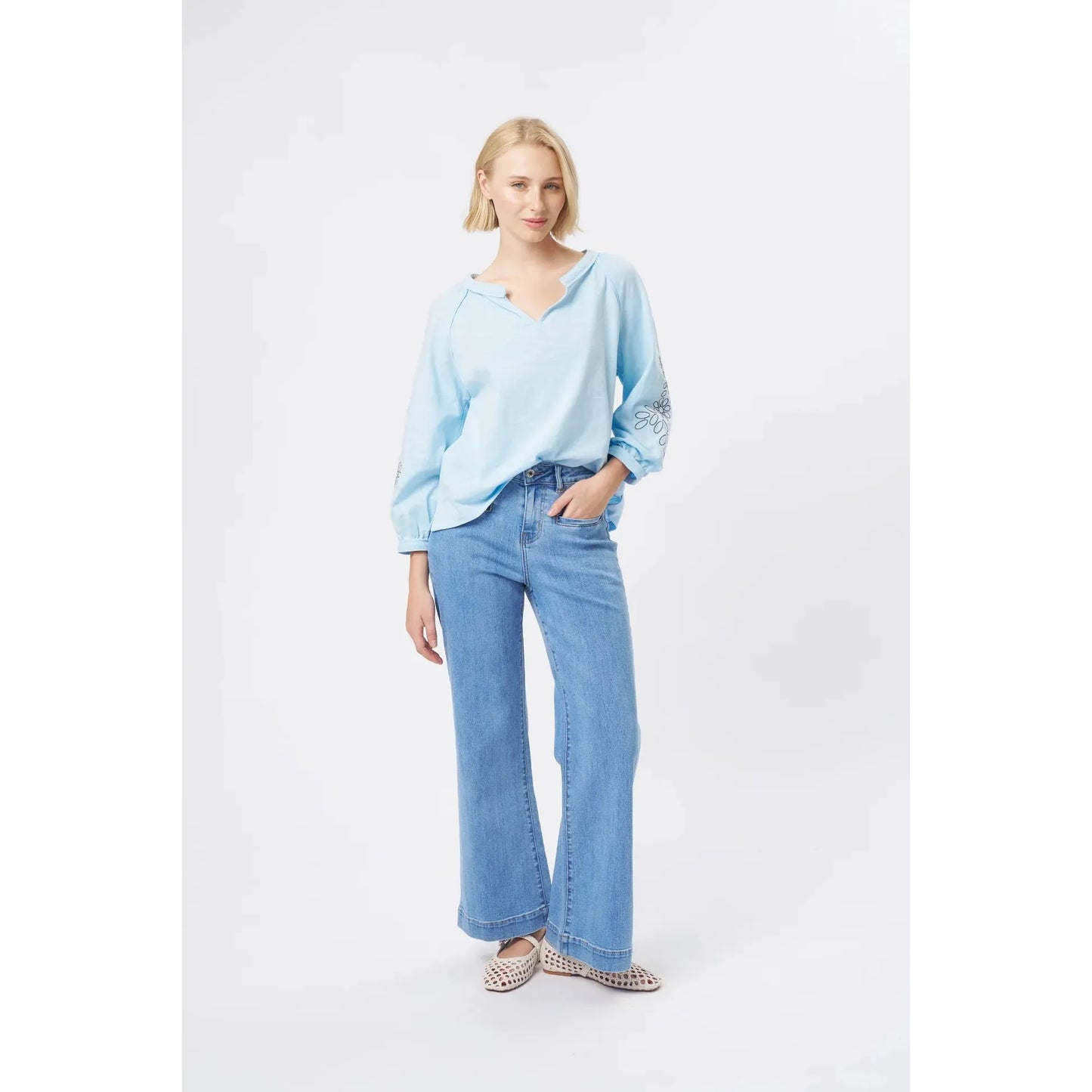 Kireina Kimberley Top - Azure Blue  Kireina Pisces Boutique