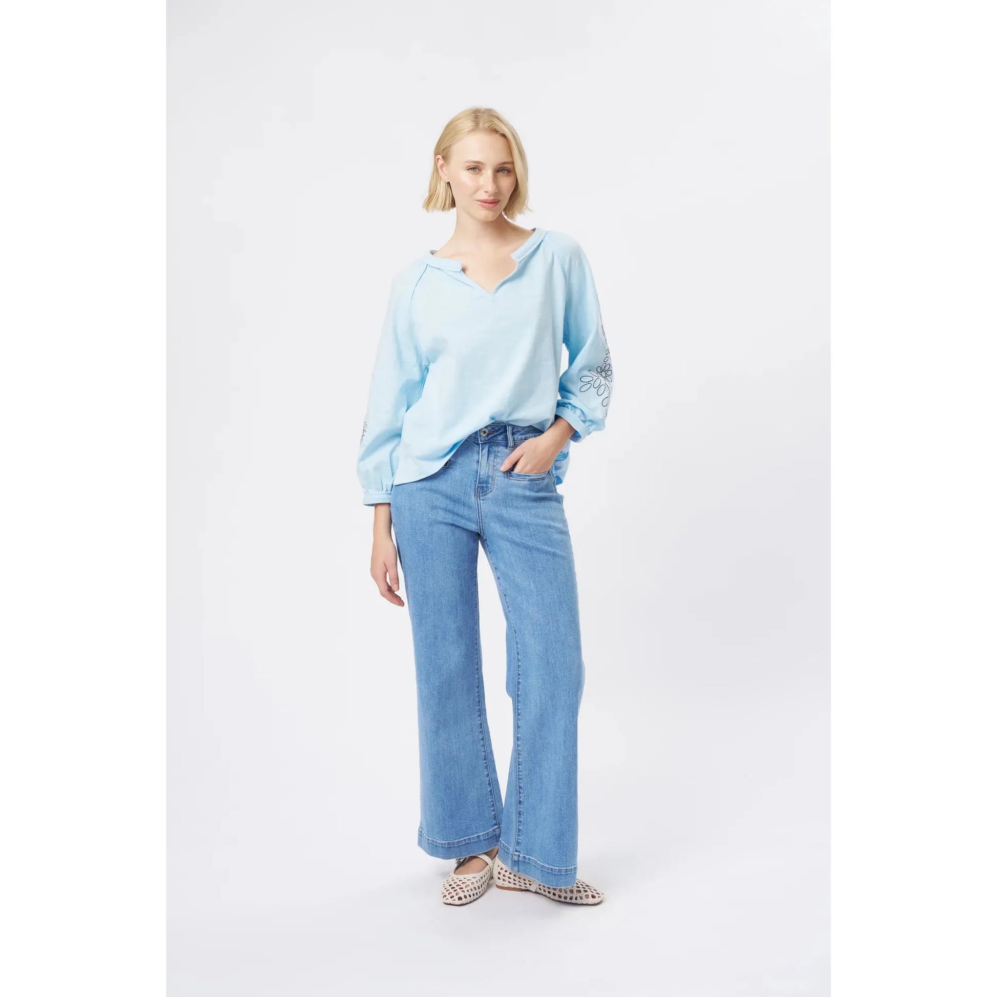 Kireina Kimberley Top - Azure Blue  Kireina Pisces Boutique