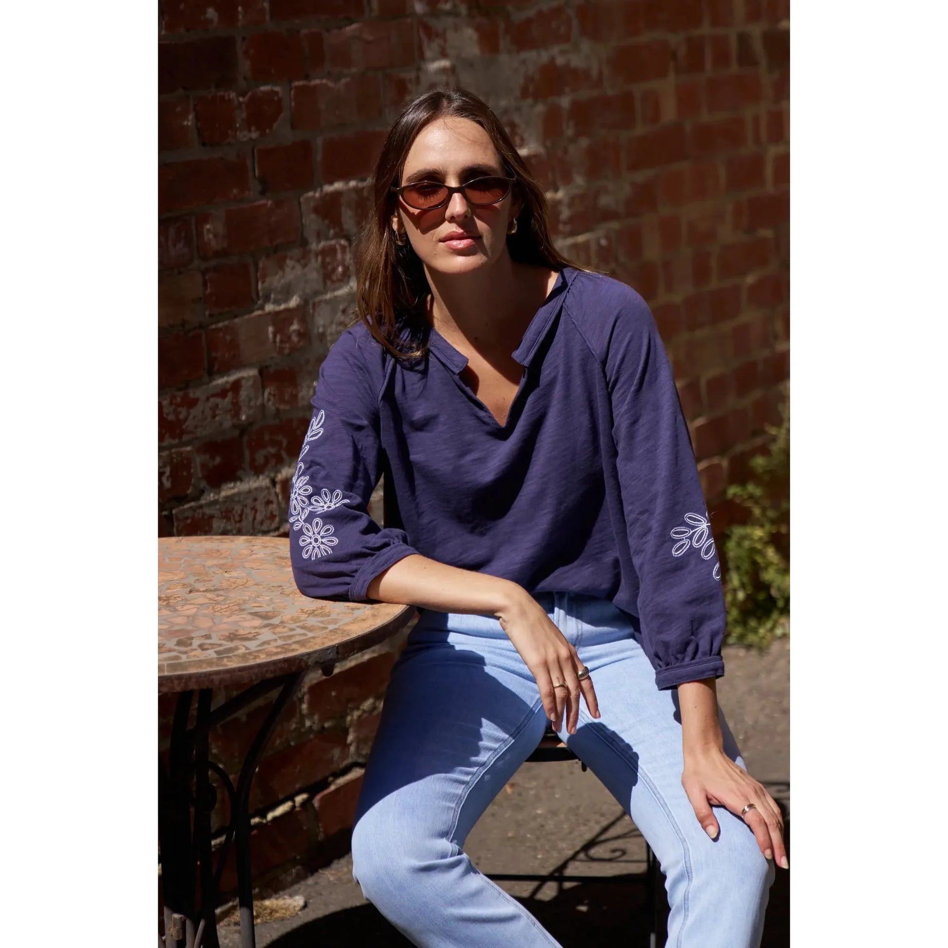 Kireina Kinberley Top - Shadow Blue  Kireina Pisces Boutique
