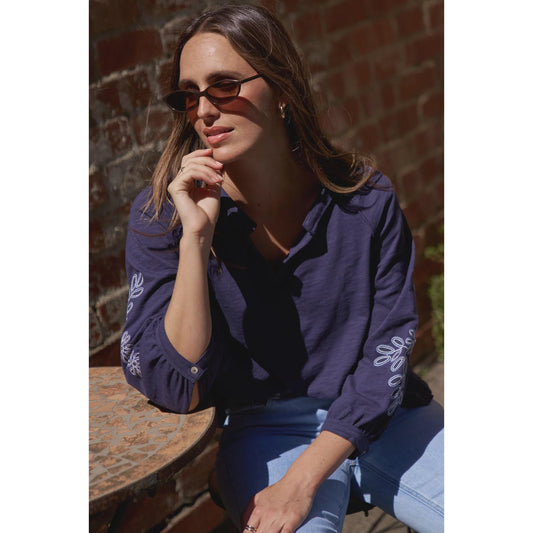 Kireina Kinberley Top - Shadow Blue  Kireina Pisces Boutique