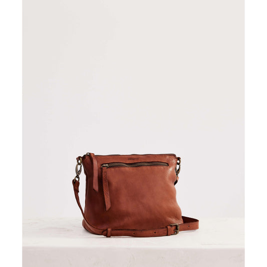 JuJu Tumbled Large Essential Pouch - Tan