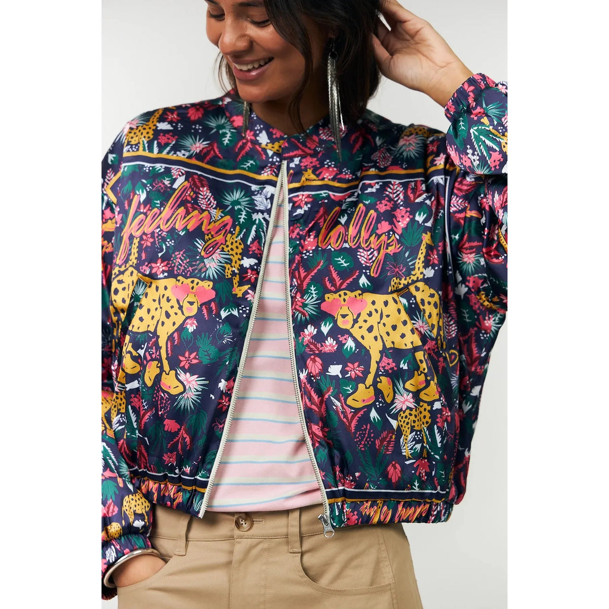 Lolly's Laundry Lama Jacket - Multi  Lolly's Laundry Pisces Boutique