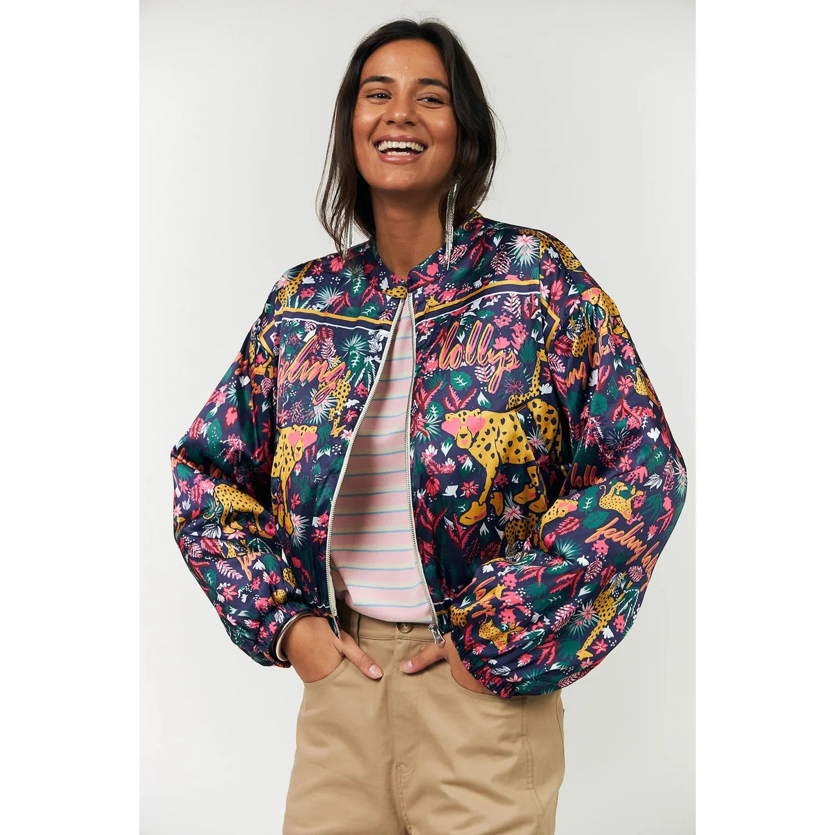 Lolly's Laundry Lama Jacket - Multi  Lolly's Laundry Pisces Boutique