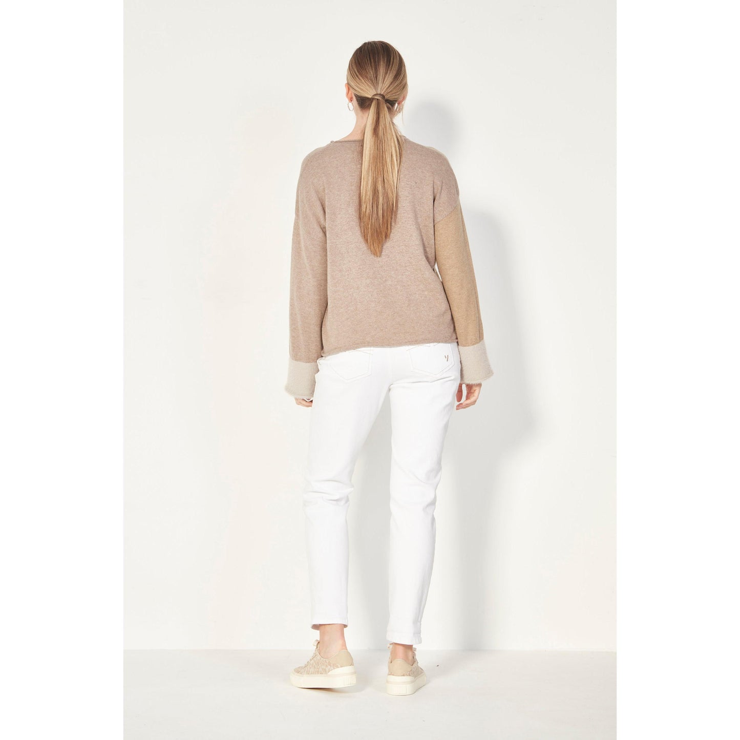 Verge Loom Sweater - Latte