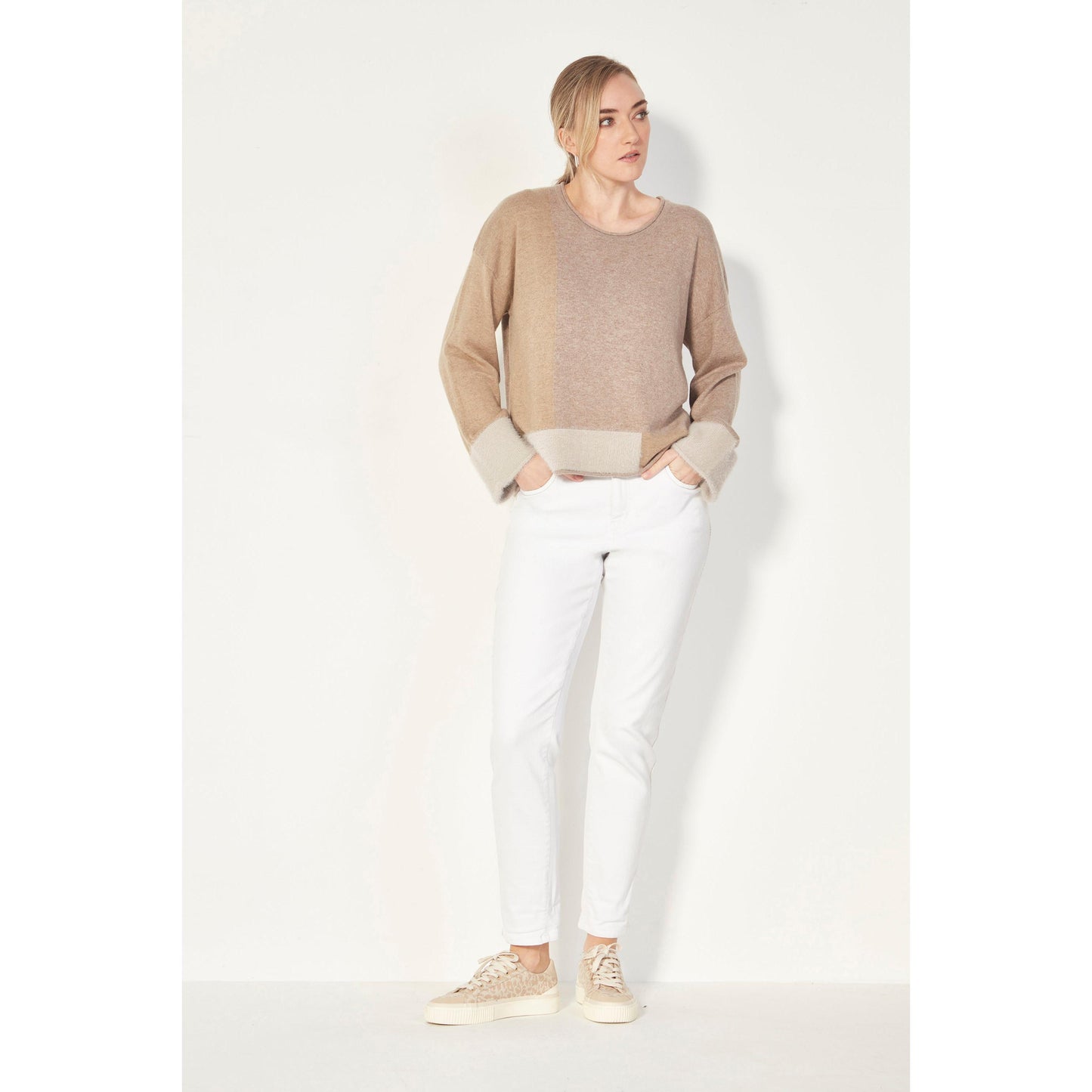 Verge Loom Sweater - Latte