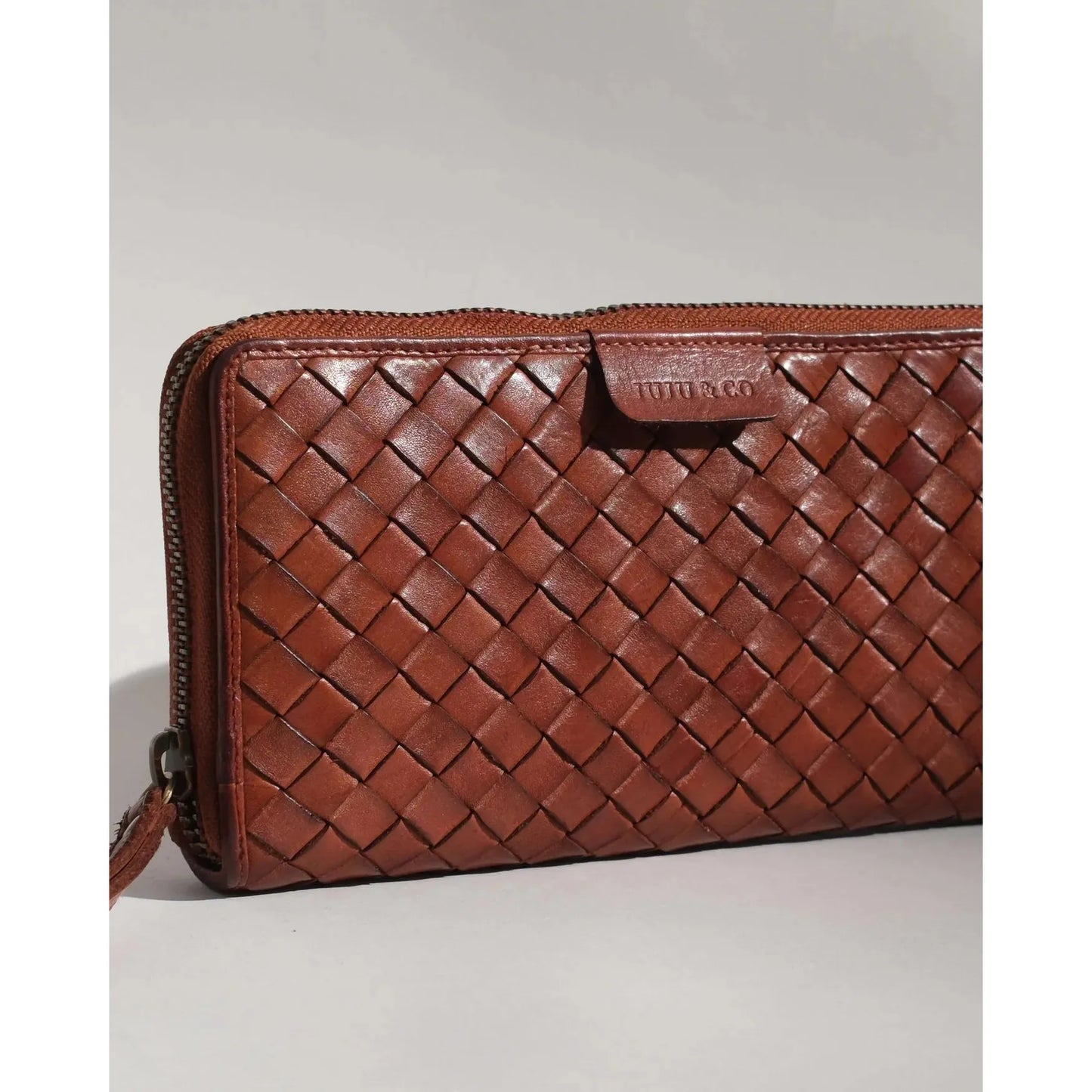 JuJu Large Basque Wallet - Amber