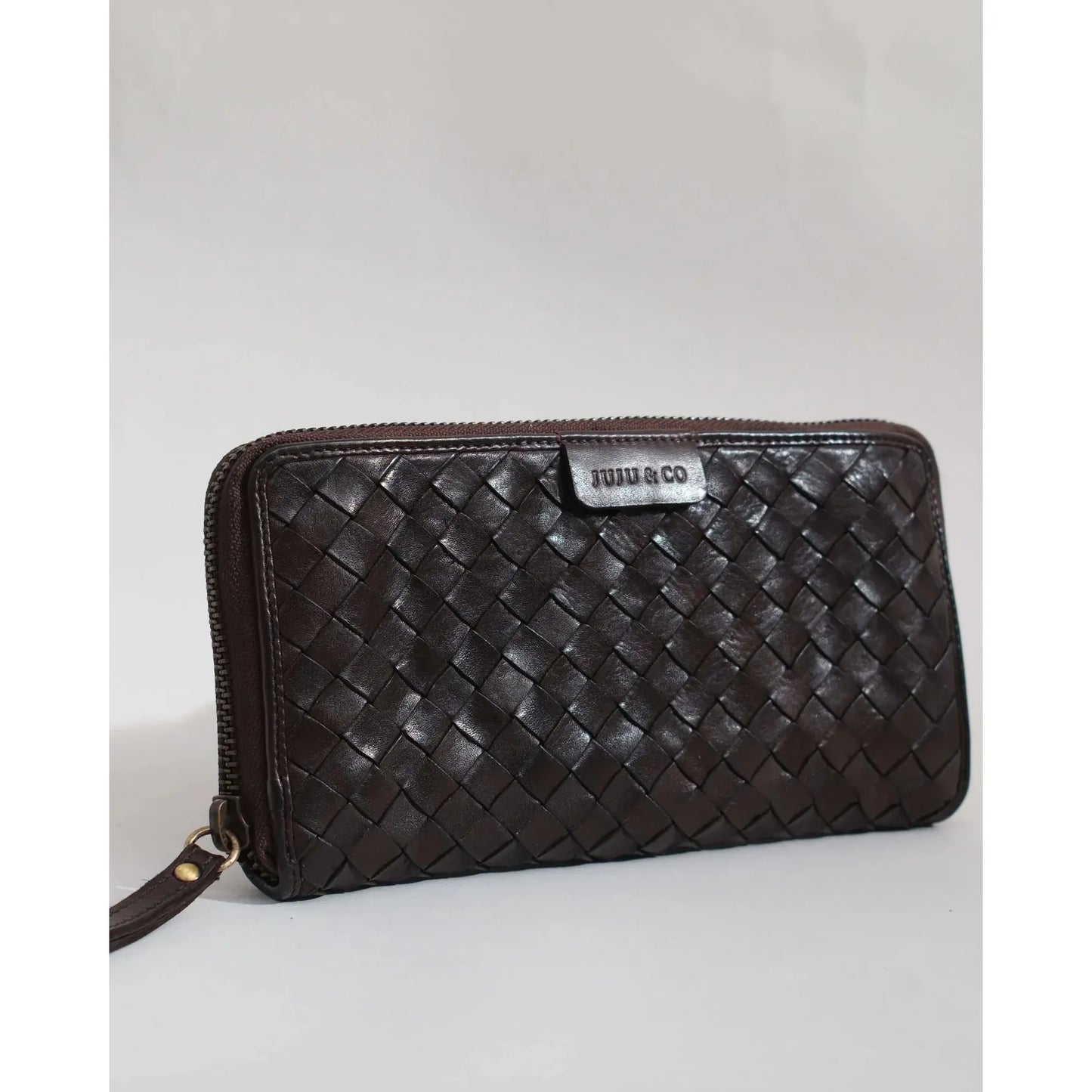 JuJu Large Basque Wallet - Chocolate