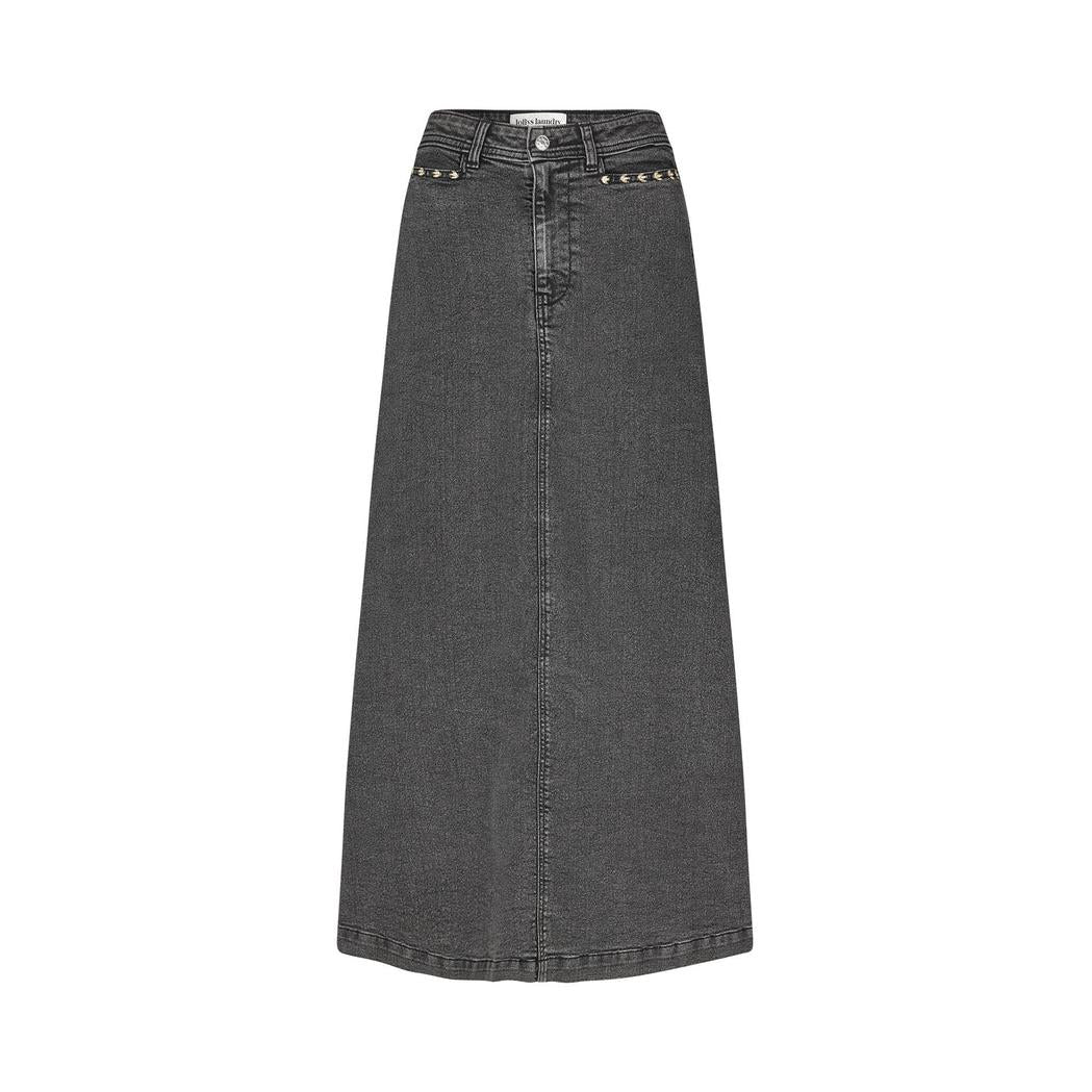 Lolly's Laundry LunaLL Maxi Skirt - Washed Black  Lolly's Laundry Pisces Boutique