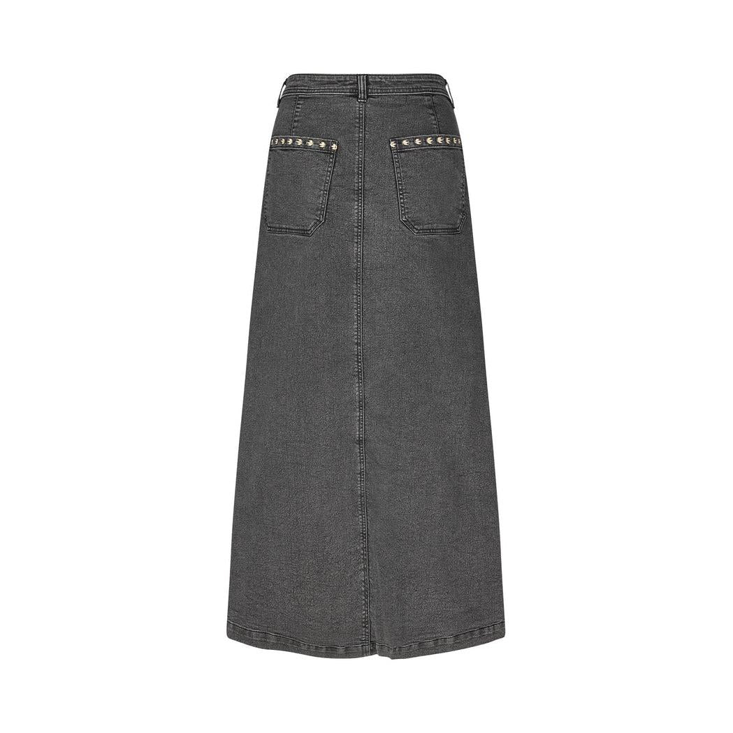 Lolly's Laundry LunaLL Maxi Skirt - Washed Black  Lolly's Laundry Pisces Boutique