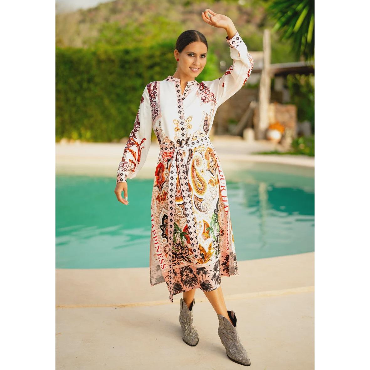 Miss GoodLife Midi Boheme Glamour Dress  Miss Goodlife Pisces Boutique