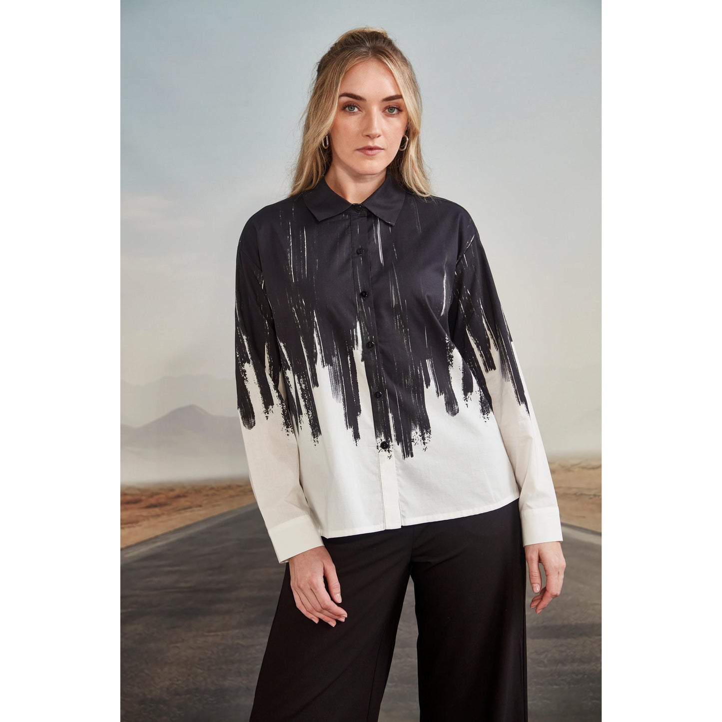Verge Mellow Shirt - Black Print