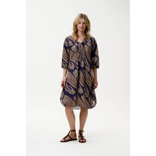 One Season Middy Poppy - Provence - Cotton - Navy Paisley