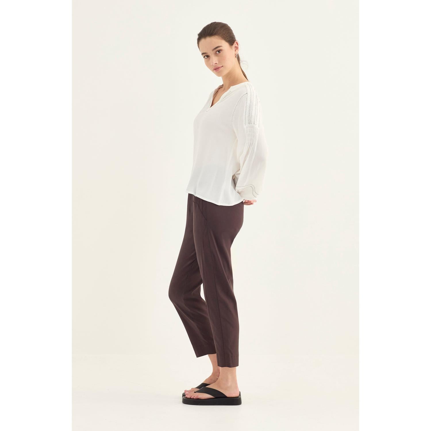 Verge Myra Blouse - Chalk  Verge Pisces Boutique