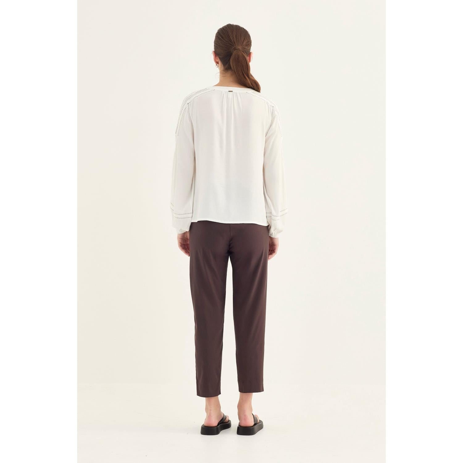 Verge Myra Blouse - Chalk  Verge Pisces Boutique