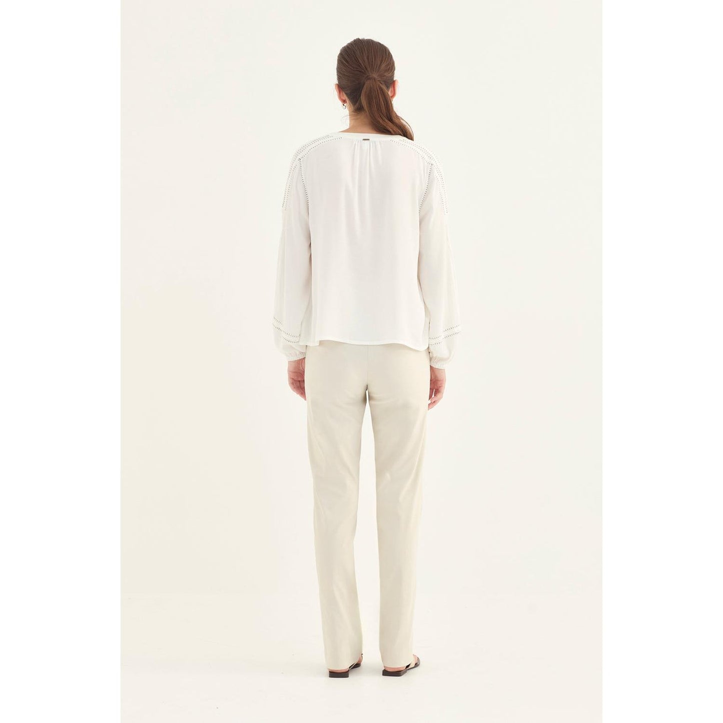 Verge Myra Blouse - Chalk  Verge Pisces Boutique