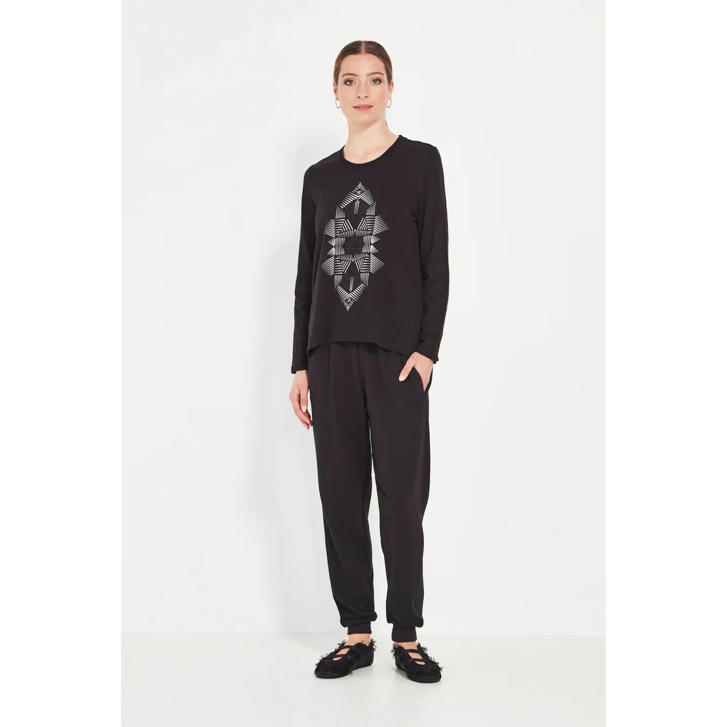 Verge Optical Top - Black  Verge Pisces Boutique