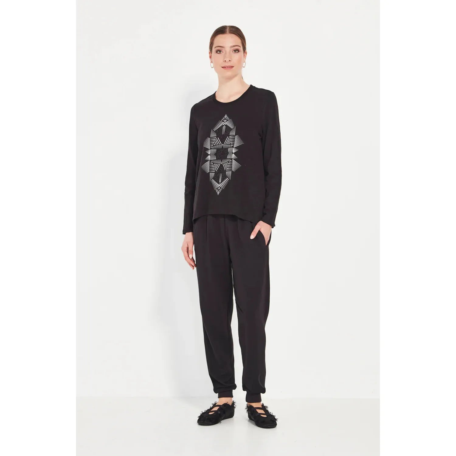 Verge Optical Top - Black  Verge Pisces Boutique