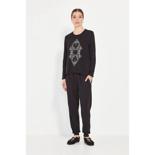 Verge Optical Top - Black  Verge Pisces Boutique
