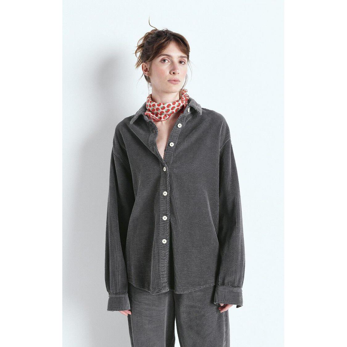 American Vintage PADO06 Shirt- Vintage Carbon  American Vintage Pisces Boutique