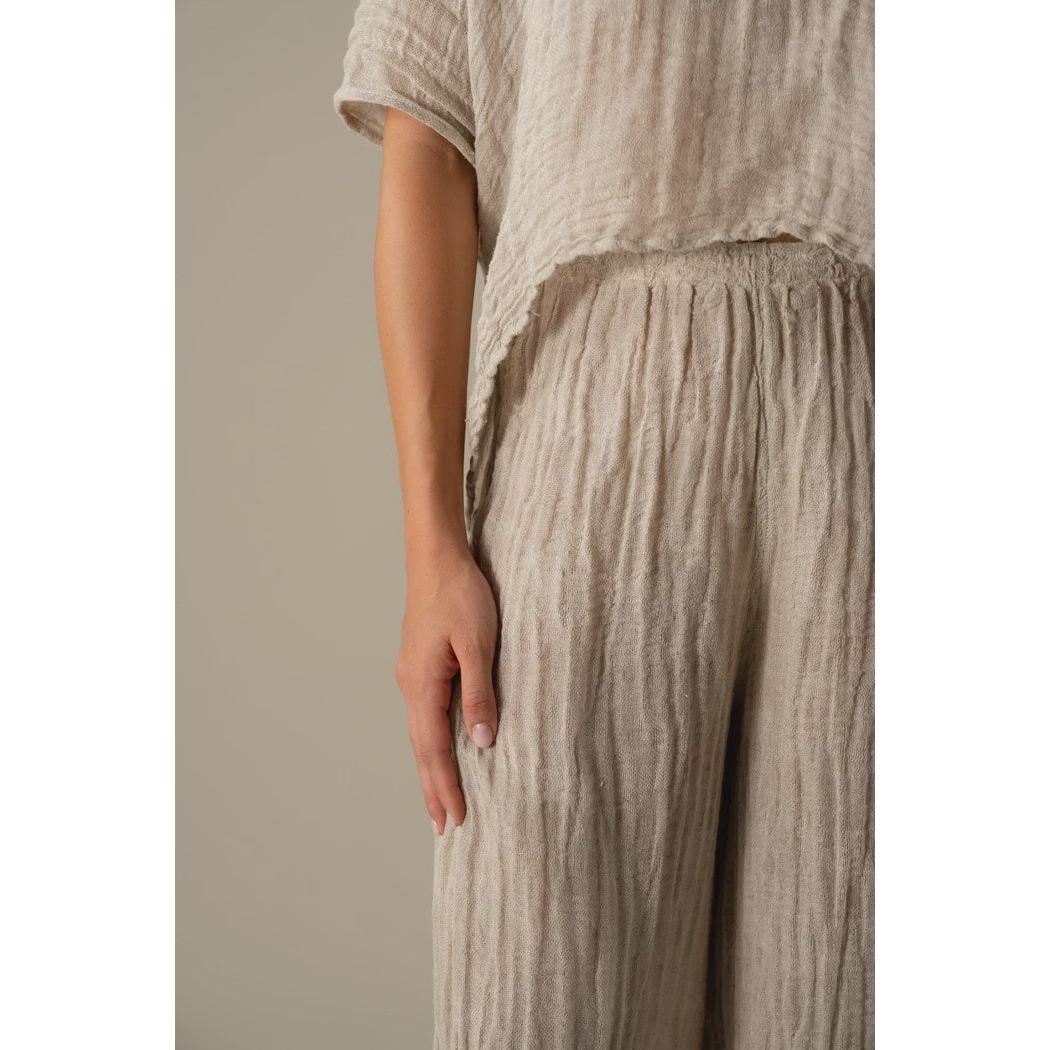 La Bottega Pantalone Rock Cairo - Naturale  La Bottega Pisces Boutique