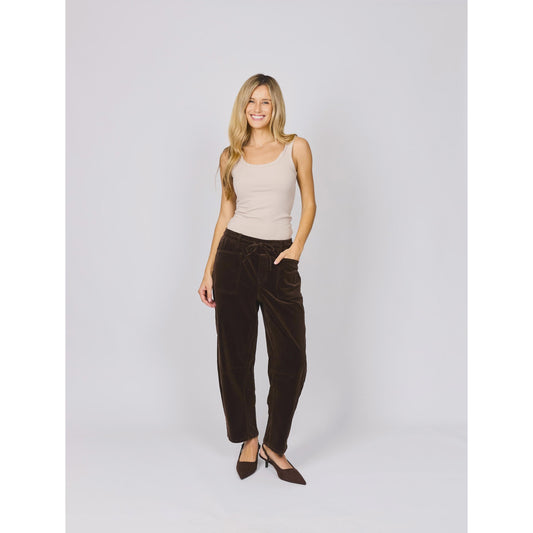 Monaco Jeans Leo Barrel Cord - Chocolate  Monaco Jeans Pisces Boutique