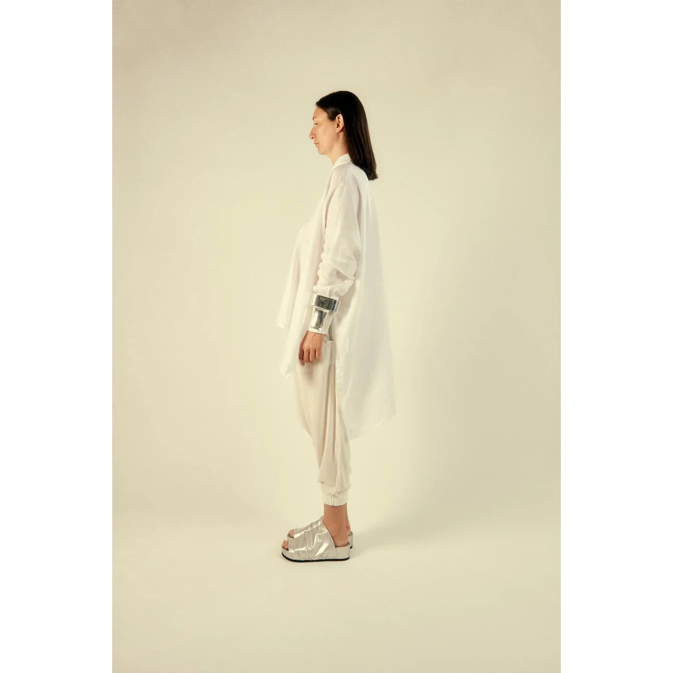 Label Label Ribbon Bircher Shirt - White