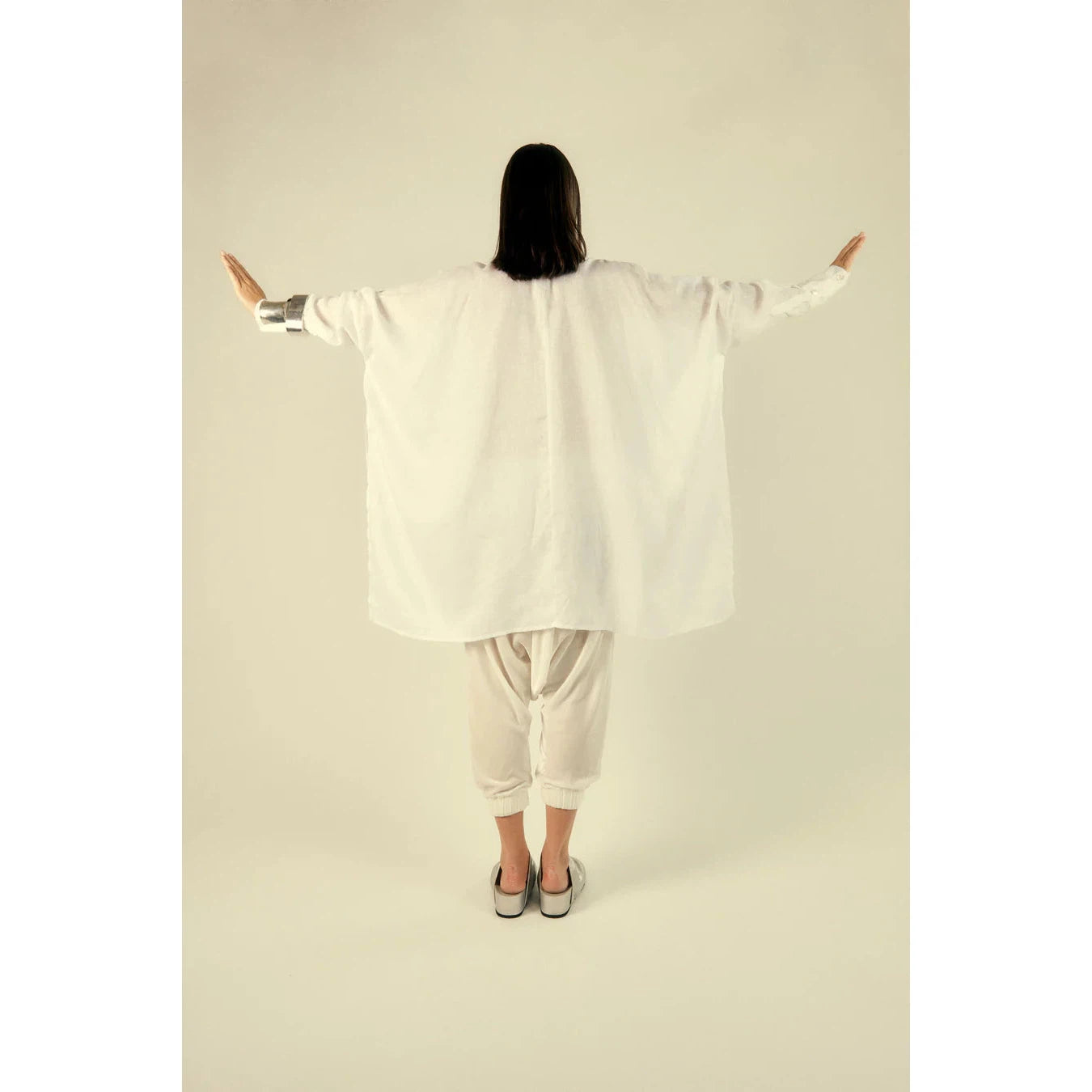 Label Label Ribbon Bircher Shirt - White