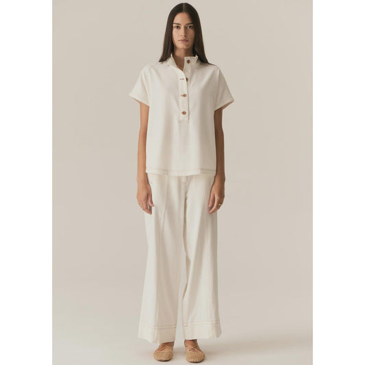 POL Carsen Shirt - Ecru  POL Pisces Boutique