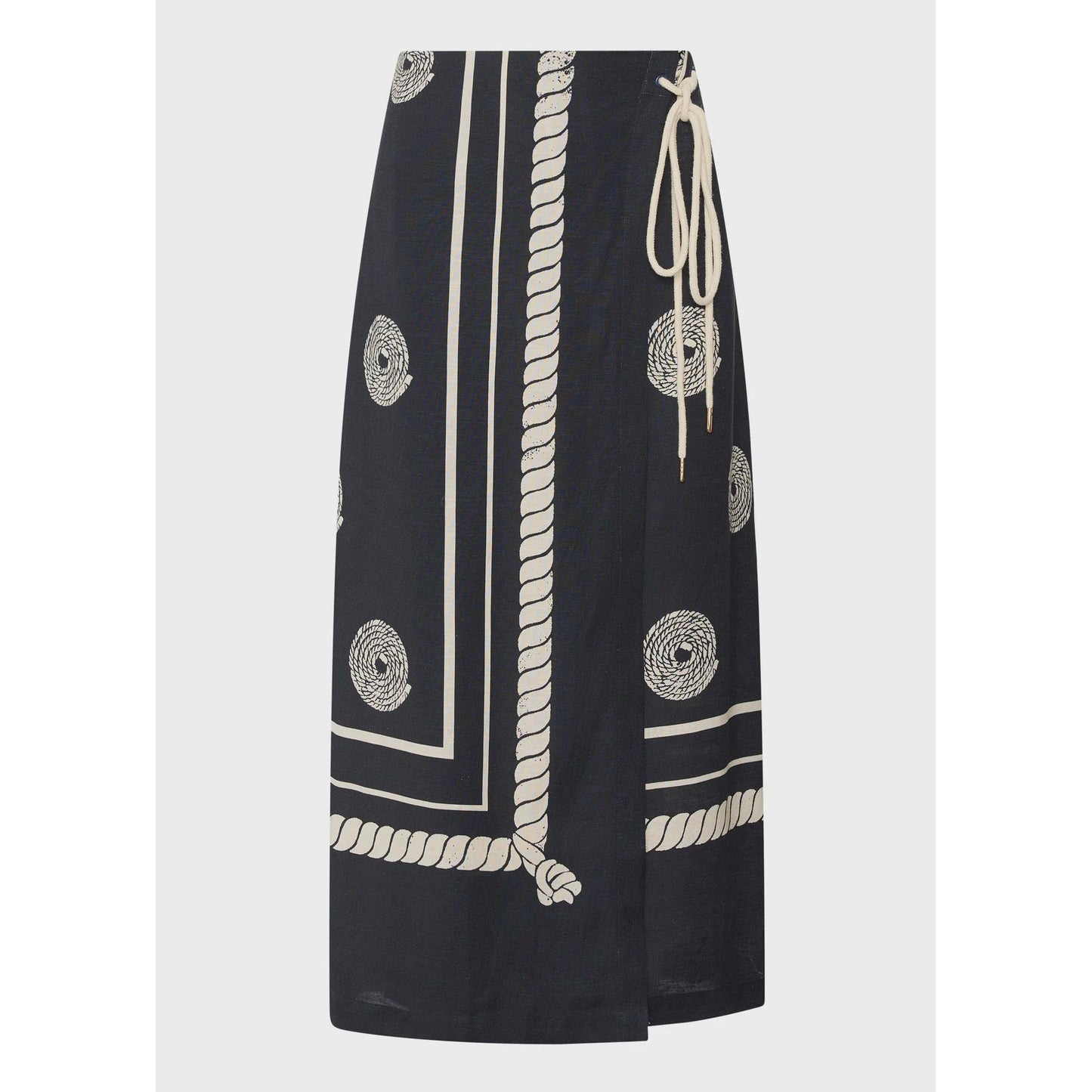 POL Tangle Wrap Skirt - Black / Pebble  POL Pisces Boutique