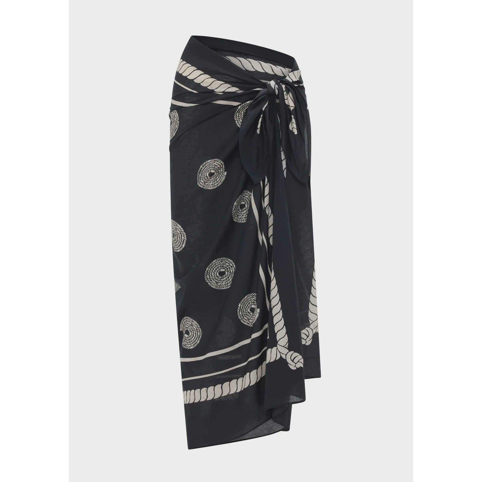 POL Buoy Sarong Scarf - Black Pebble  POL Pisces Boutique