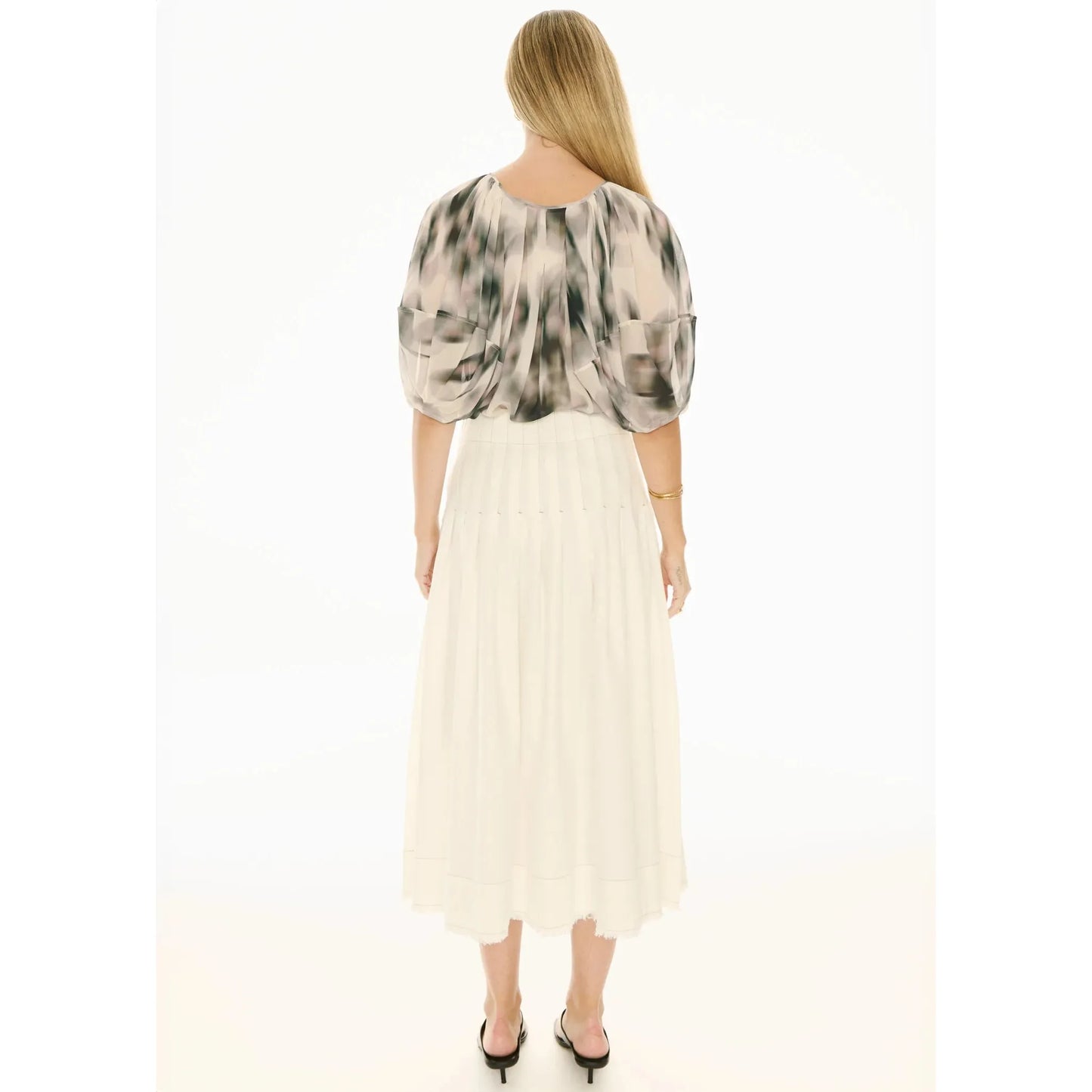 POL Doyle Denim Skirt - Ecru  POL Pisces Boutique