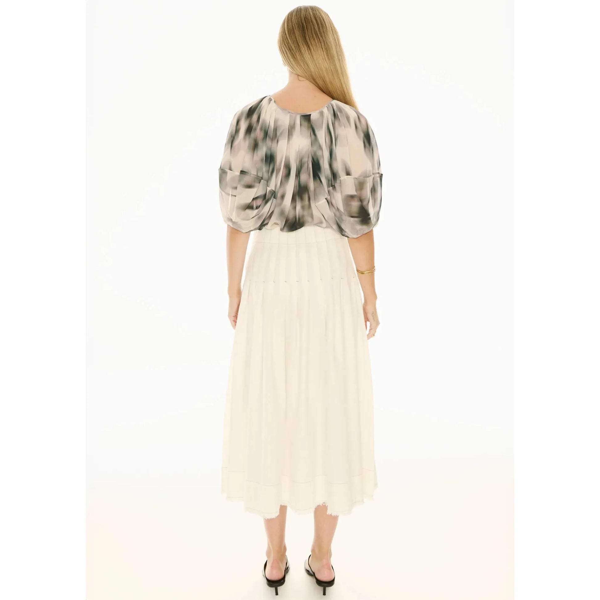 POL Doyle Denim Skirt - Ecru  POL Pisces Boutique