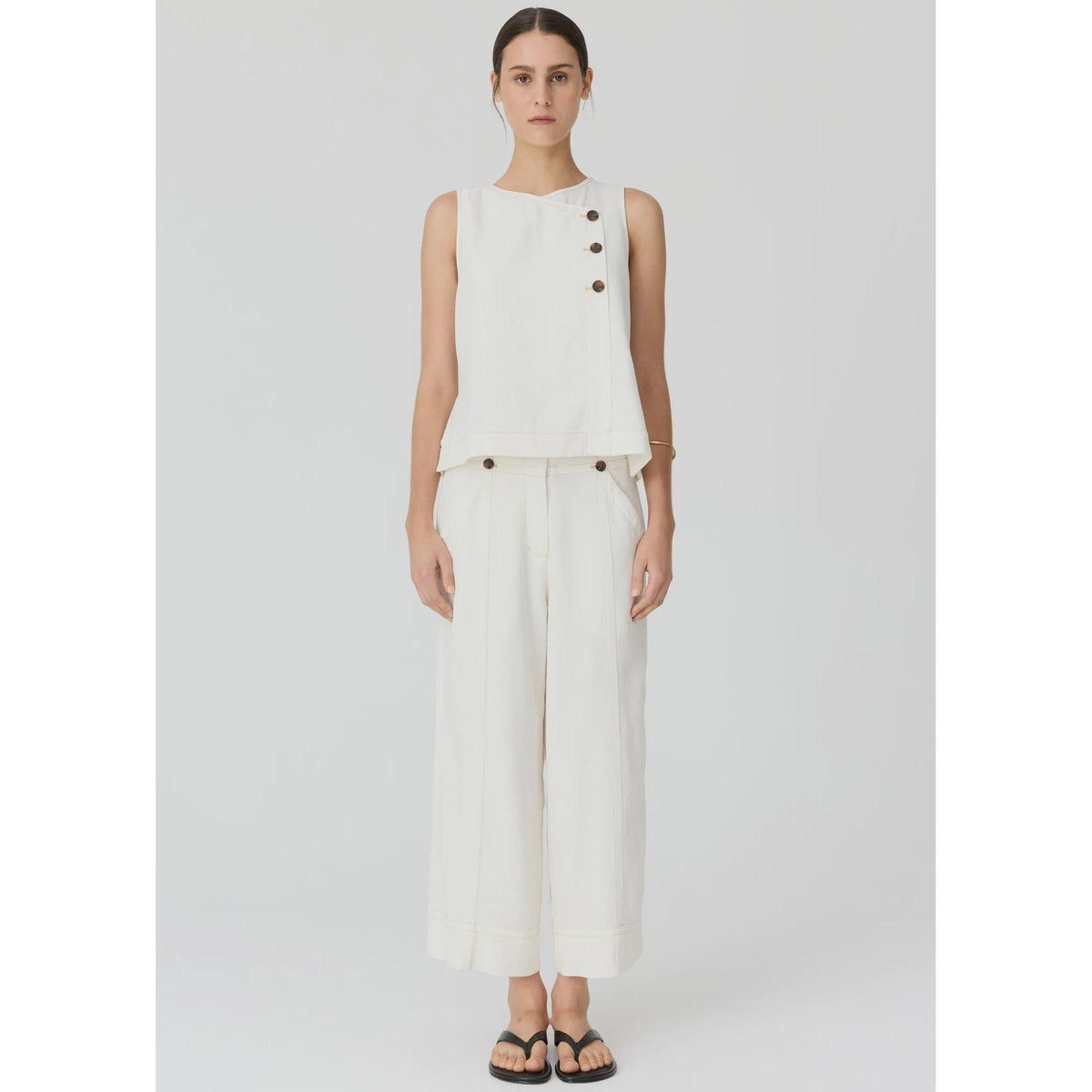 POL Anise Crop Pant - Chalk  POL Pisces Boutique