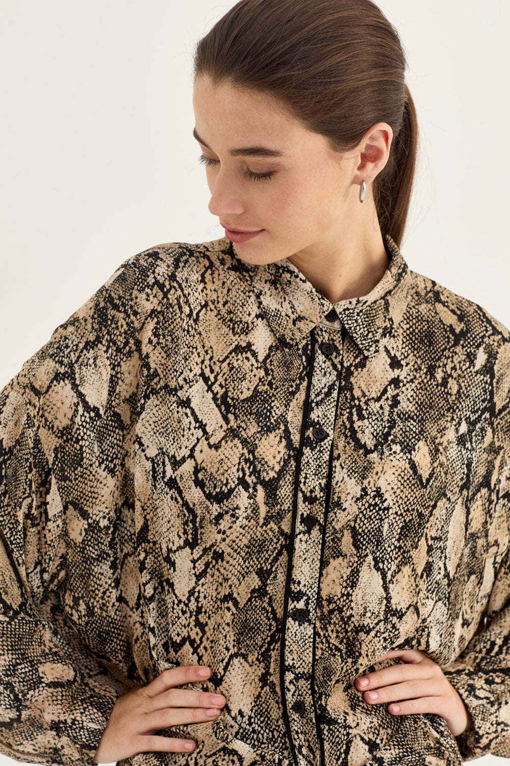 Verge Peyton Shirt - Print