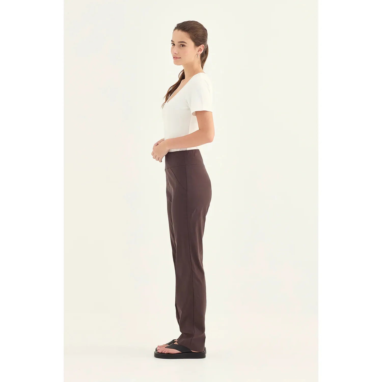Verge Premier Pant - Chocolate  Verge Pisces Boutique