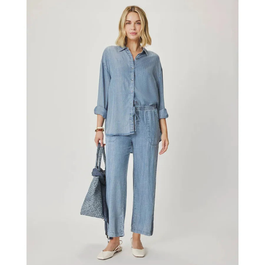 Splendid Indigo Button Down Indigo  Splendid Pisces Boutique