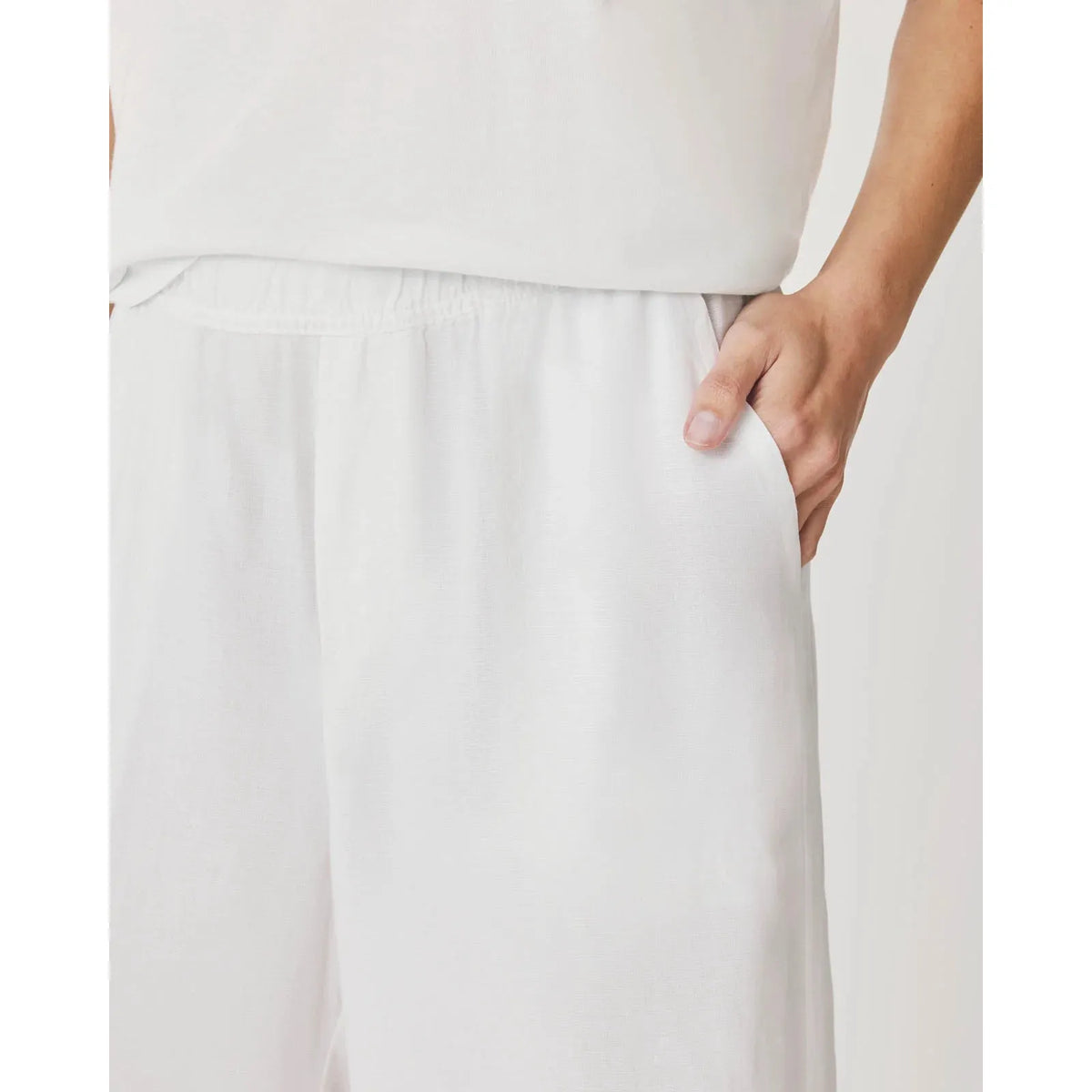 Splendid Angie Palazzo Pant White  Splendid Pisces Boutique