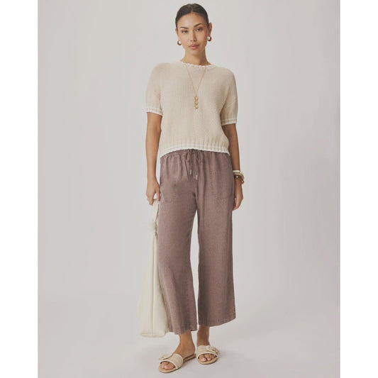 Splendid Angie Crop Wide Leg Wicker  Splendid Pisces Boutique
