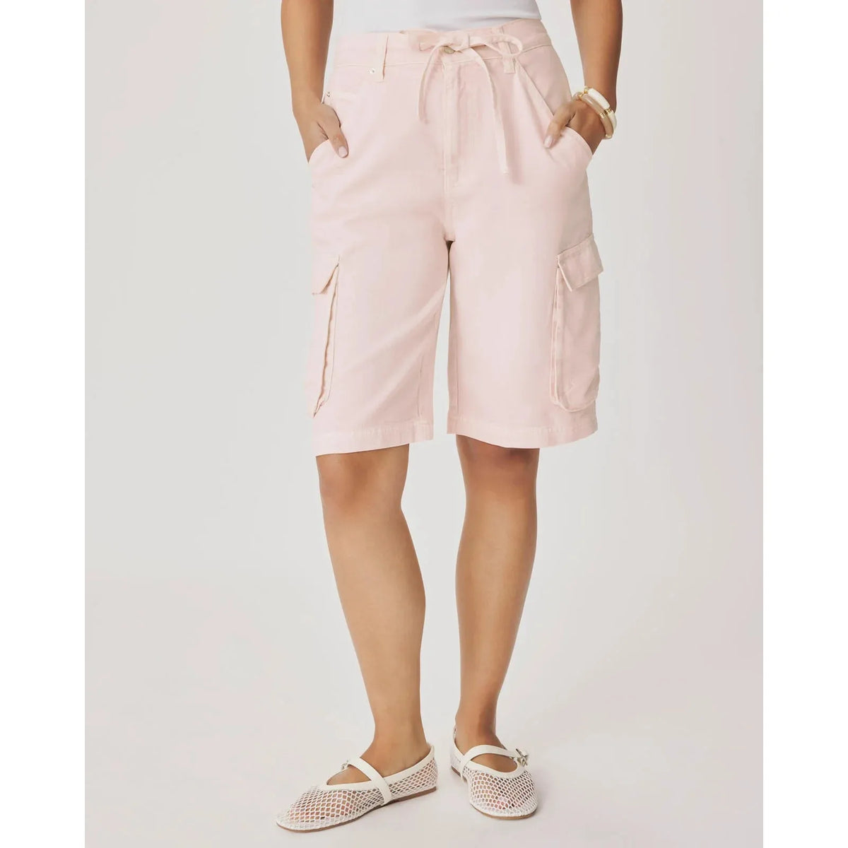 Splendid Lounge Denim Cargo Short Rose Petal  Splendid Pisces Boutique
