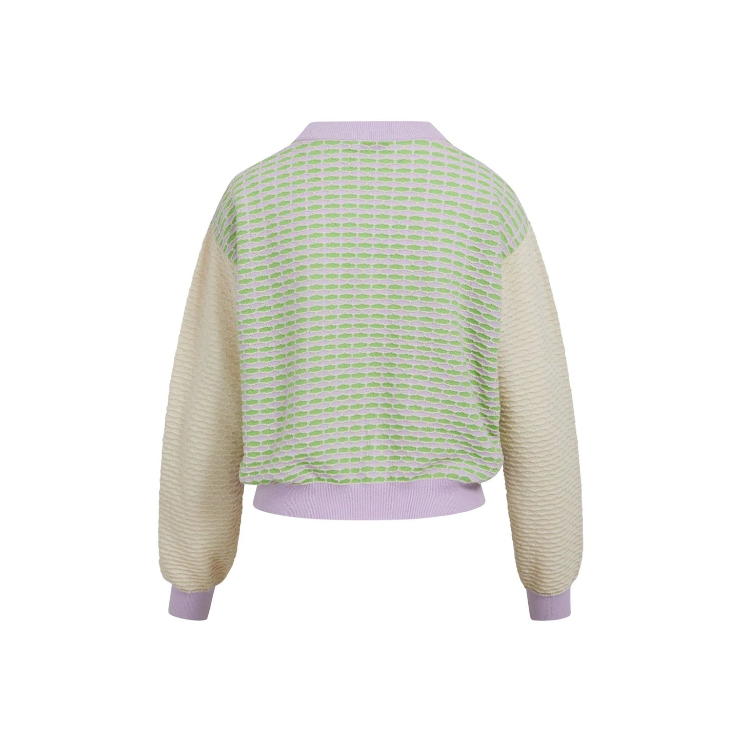 Coster Knit in Seawool - Green Lavender