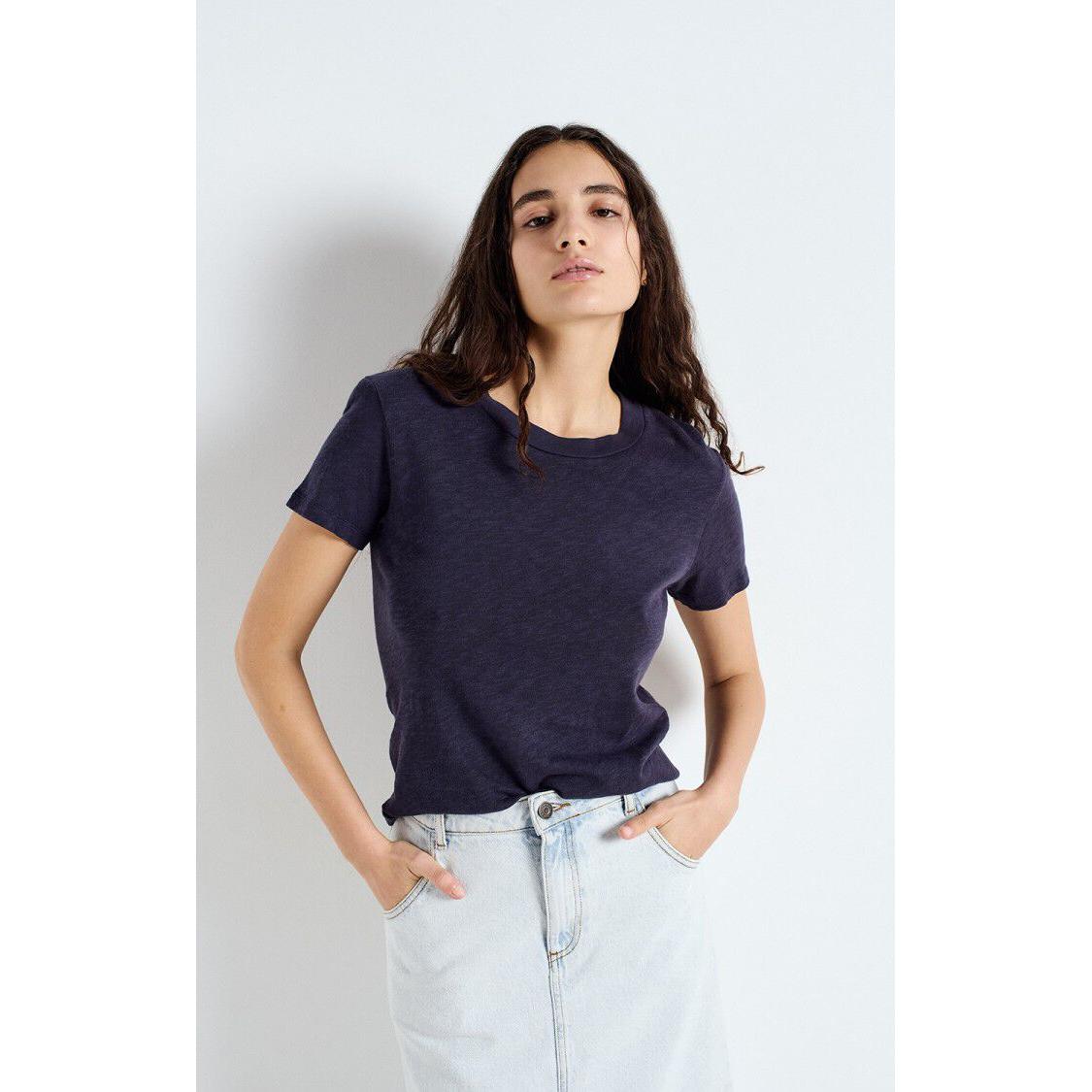 American Vintage Son28G T Shirt - Vintage Navy Blue  American Vintage Pisces Boutique